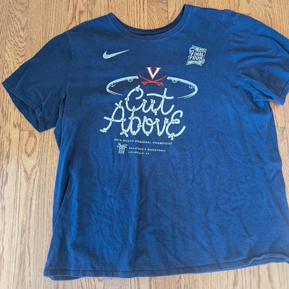 UVA Basketball The Nike Tee 2018-19 Final Four South Regional Champions Shirt XL